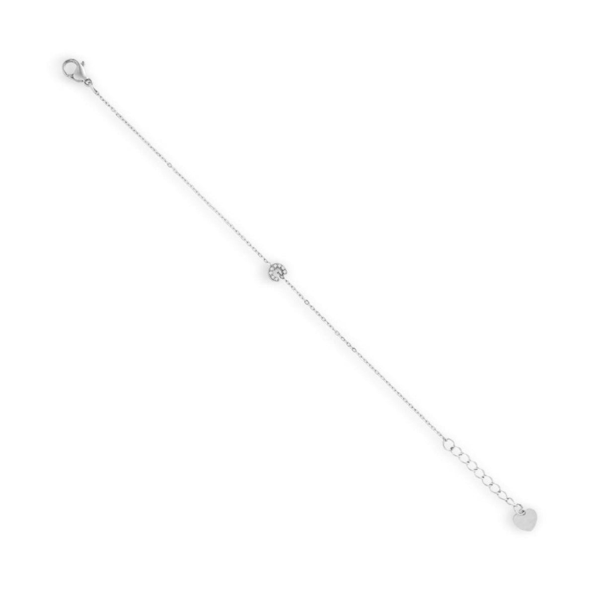 Initial Crystal Bracelet
